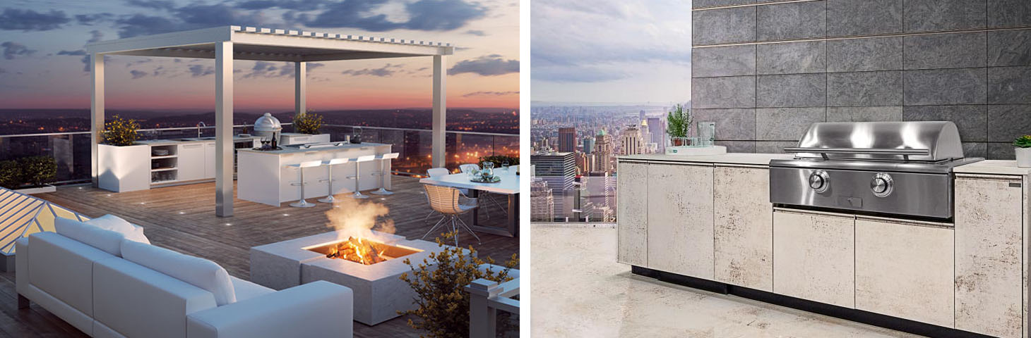 national commercial outdoor kitchen installer - rooftop outdoor kitchens