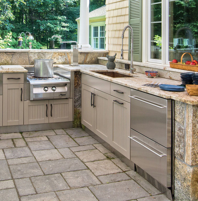 Danver Cabinets Outdoor Kitchen Cabinets Landscaping Network We