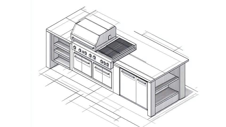 Straight Kitchen