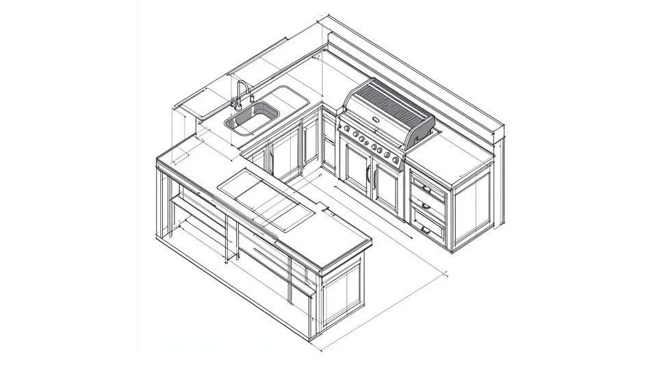 U-Shaped Kitchen