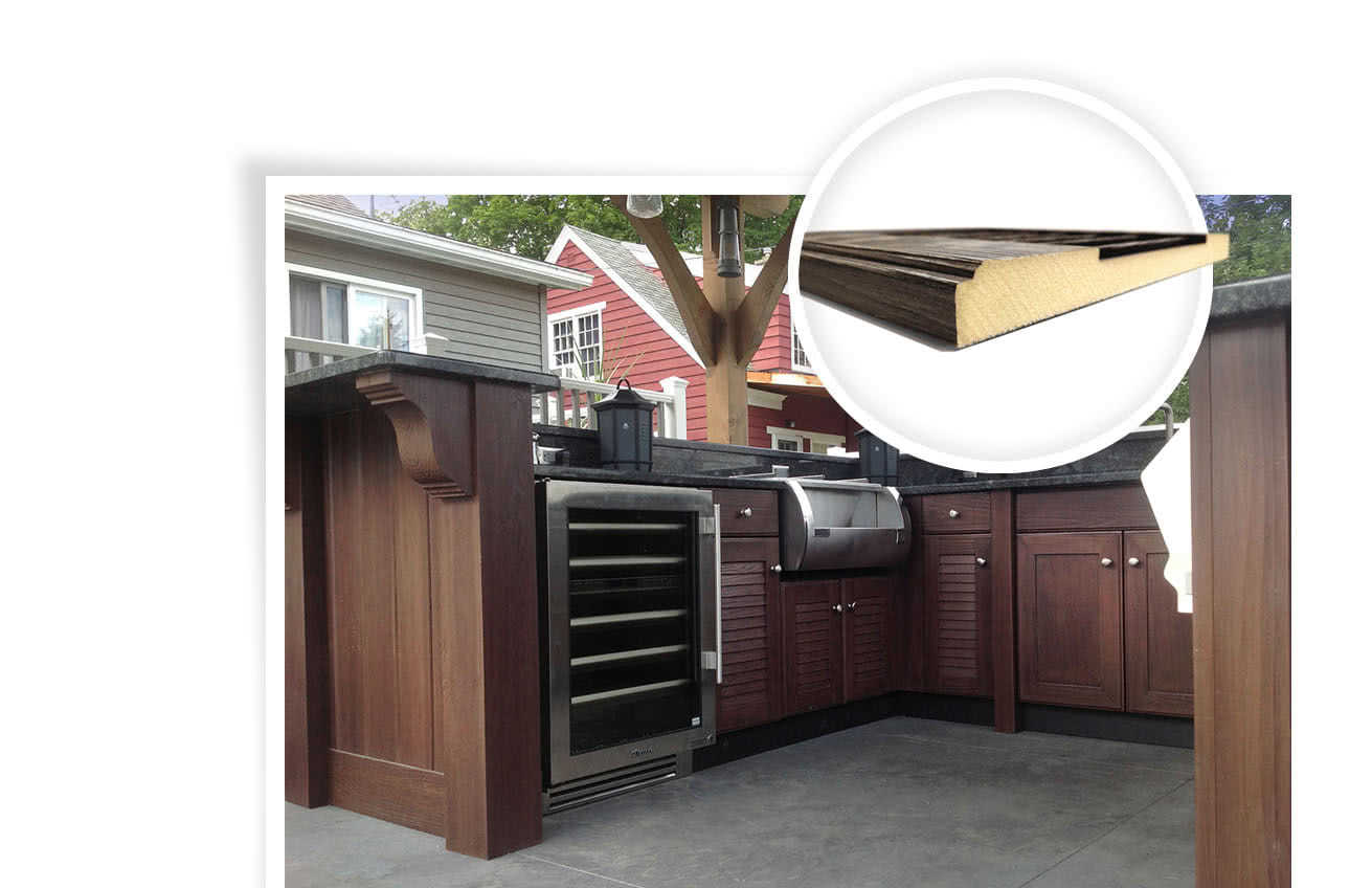 NatureKast PVC Resin Outdoor Kitchen Cabinets