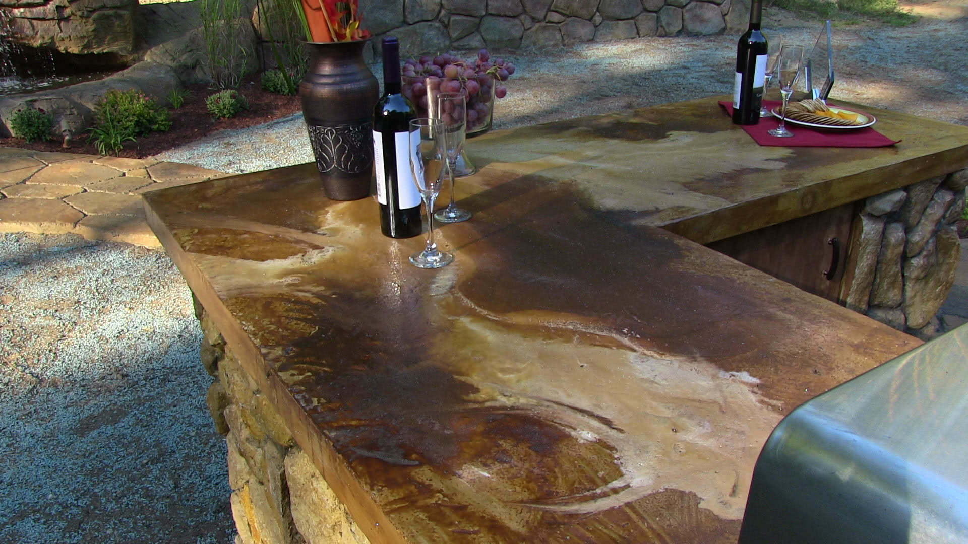 Diy outdoor concrete countertops sale